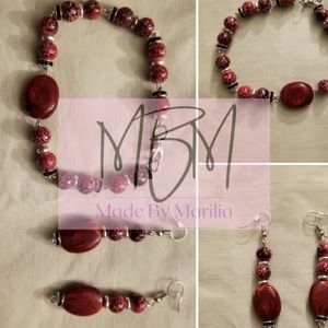 Handmade Bracelet and Earrings set